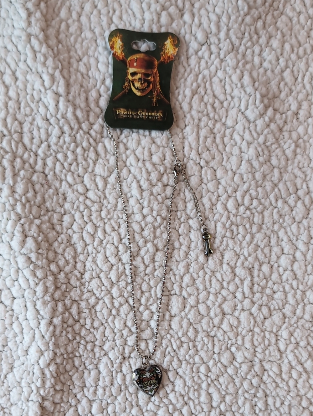 Pirates of the Caribbean Dead Mans Chest Will Turner Locket Necklace Disney